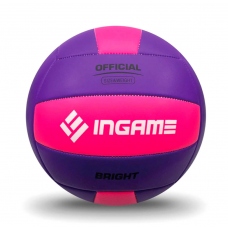 Мяч волейбольный Ingame Bright цв.фиолетовый розовый