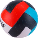 Мяч волейбольный TORRES Set, цвет белый, оранжевый, серый, голубой, размер 5