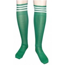 Гетры футбольные взрослые усиленные, цвет зеленый, размер 41-46