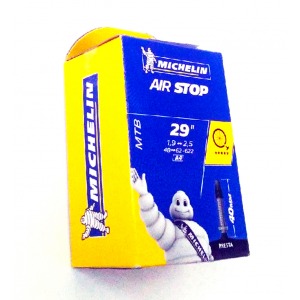 Камера велосипедная 29х1,9-2,5 PR MICHELIN A4 AIRSTOP 48/62X622 40mm вентиль PRESTA 102185