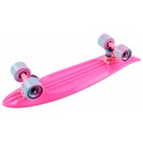 Скейтборд пластиковый Fishboard 23 pink 1/4