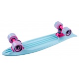 Скейтборд пластиковый Fishboard 23 sky blue 1/4