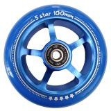 Колесо для самоката X-Treme 100*24мм 5 star blue