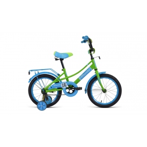Велосипед детский Forward Azure, 16", цвет зеленый, голубой