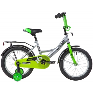 Велосипед детский Novatrack Vector, 16", цвет серебристый