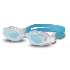 Очки для плавания Indigo G1500, цвет белый-голубой