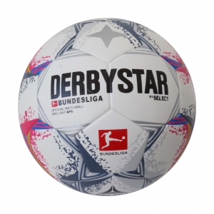 Мяч футбольный Select Derbystar Brillant APS BUNDESLIGA цв.серый розовый р.5