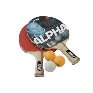 Ракетка для настольного тенниса Stiga Alpha для тренировок, полупрофессиональная, накладка  1.5mm