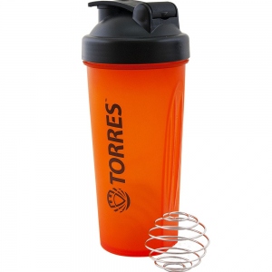 Бутылка для воды (шейкер) TORRES 600 мл, оранжевая