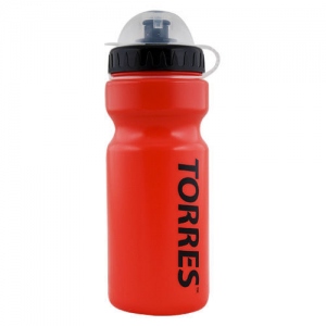 Бутылка для воды TORRES 550 мл крышка с колпачком, мягкий пластик