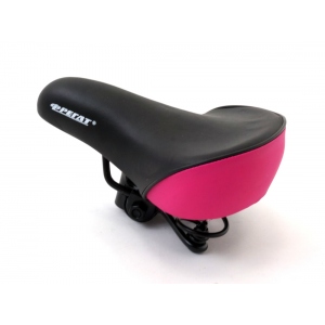 Седло для детского велосипеда Фрегат цвет черный, розовый