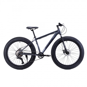 Велосипед фэт-байк COMIRON CHUBBY, 26", рама 17", цвет чёрный, серый