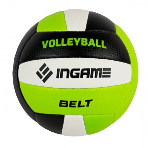 Мяч волейбольный INGAME Belt ING-098 черный зеленый