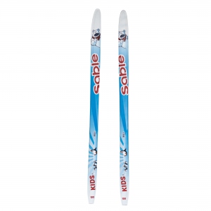 Лыжи беговые дерево-пластик STC, длина 100, Step, цвет синий