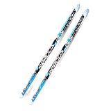 Лыжи беговые дерево-пластик STC, длина 140, Step, цвет синий