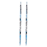 Лыжи беговые дерево-пластик STC, длина 175, Step, цвет синий
