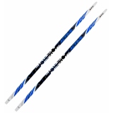 Лыжи беговые дерево-пластик STC, длина 180, Step, цвет синий