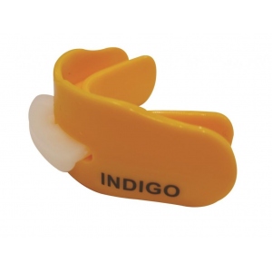 Капа 2 челюстная Indigo термопластик в контейнере, цвет оранжевый