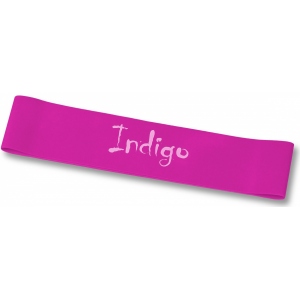 Эспандер лента замкнутая Indigo Medium 46*5см, цикламеновый