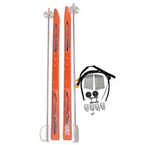 Лыжи детские Вираж-спорт с палками 100см 