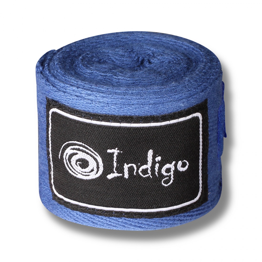 Бинты боксерские Indigo, длина 3,5 м, материал х/б, эластан, цвет синий