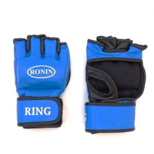 Перчатки "MMA Ronin Ring" размер S цвет синие-черные