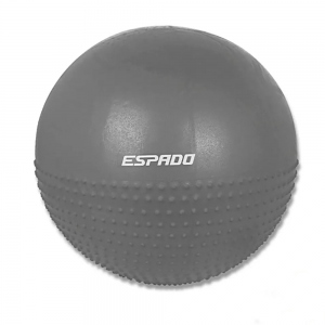 Мяч гимнастический полумассажный ESPADO 75см ES3224 антивзрыв, серый