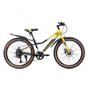Велосипед горный COMIRON SMART, 24", рама 12", цвет жёлтый