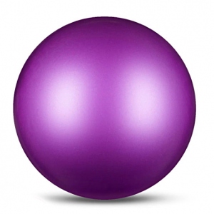Мяч для художественной гимнастики INDIGO d15см 300гр металлик фиолетовый