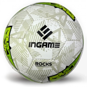 Мяч футбольный INGAME ROCKS цвет зеленый размер 5 