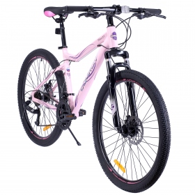 Велосипед горный COMIRON FLAME, 26", рама 17", цвет розовый, белый