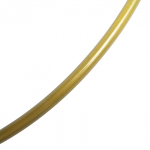 Обруч гимнастический сталь стандарт, диаметр 900мм, вес 900 грамм, цвет золотой