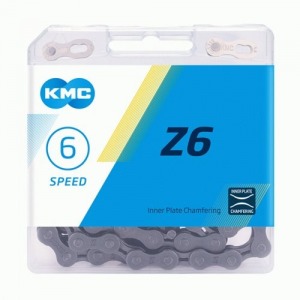 Цепь KMC - Z6 на 5-6-7 скоростей, 114 звеньев