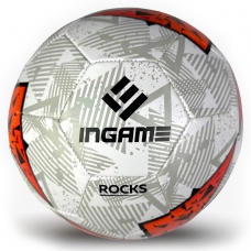 Мяч футбольный INGAME ROCKS цвет оранжевый, размер 5