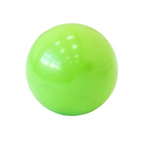 Мяч для художественной гимнастики INDIGO, диаметр 15см, вес 300гр, цвет металлик салатовый