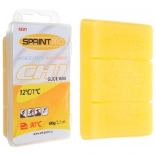 Мазь скольжения Sprint PRO от+1С до+ 12С 60грамм, цвет желтый