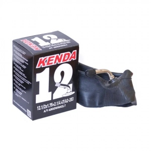 Камера велосипедная Kenda, диаметр 12", ширина 1.75 a/v с загнутым ниппелем