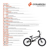 Велосипед COMIRON 20" BMX Deep Metal BMX-5 YS728 цв.черный матовый