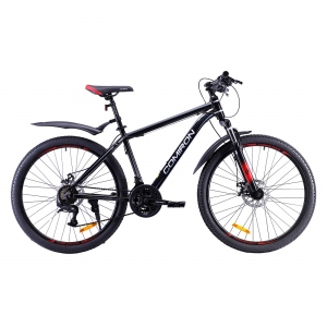 Велосипед горный COMIRON SYSTEM, 27,5", рама 17", цвет чёрный, серый, красный